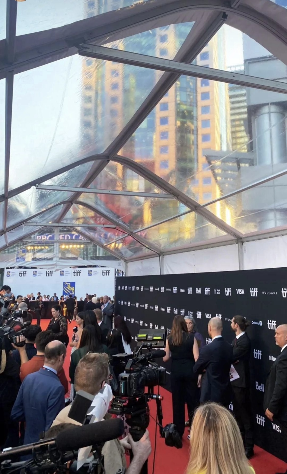 TIFF red carpet press line
