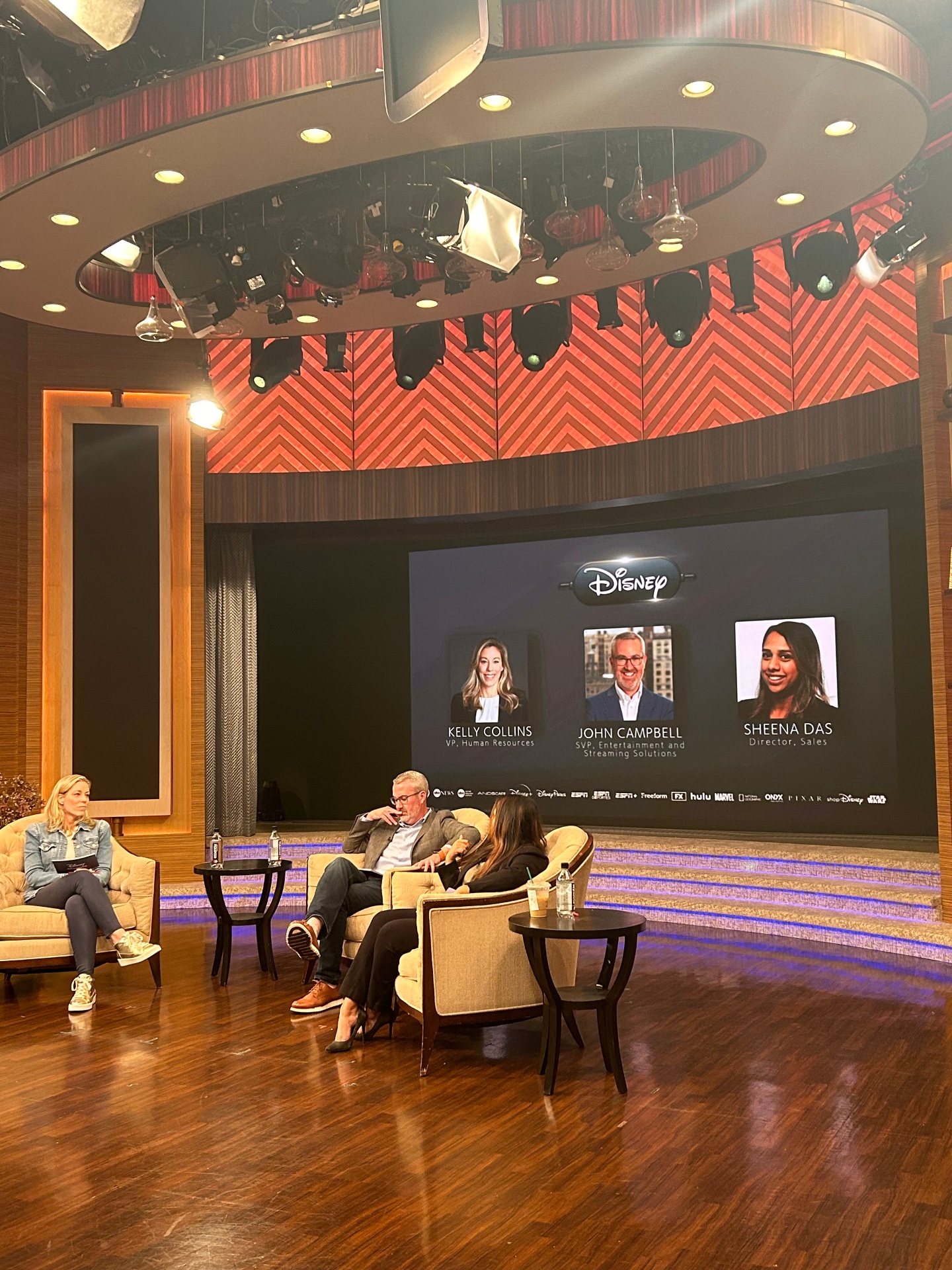Press junket interview set